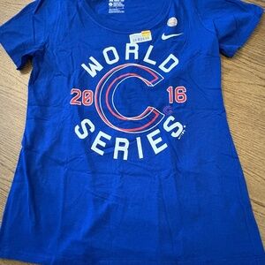 The Nike Tee Chicago Cubs World Series 2016 Ladies T-Shirt